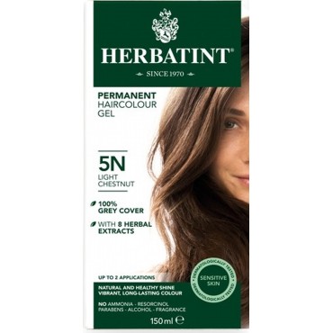 Herbatint Light Chestnut Ammonia Free Hair Colour 5N 150ml